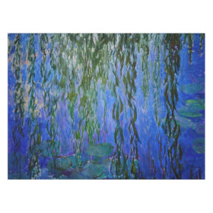 Claude Monet - Wasserlilien mit weinender Weide Tischdecke