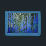 Claude Monet - Wasserlilien mit weinender Weide Tri-fold Geldbeutel<br><div class="desc">Wasserhähne mit weinenden Weidenzweigen / Nympheas avec rameaux de saule von Claude Monet in den Jahren 1916-1919</div>