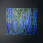 Claude Monet - Wasserlilien mit weinender Weide Wandteppich<br><div class="desc">Wasserhähne mit weinenden Weidenzweigen / Nympheas avec rameaux de saule von Claude Monet in den Jahren 1916-1919</div>