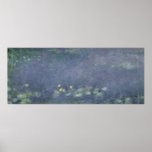 Claude Monet Wasserlilien: Morgen, 1914-18 Poster