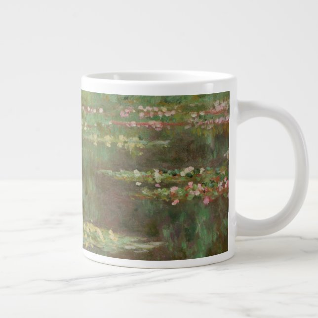 Claude Monet| Wasserlilien oder Wasserlililiensee  Jumbo-Tasse (Rechts)