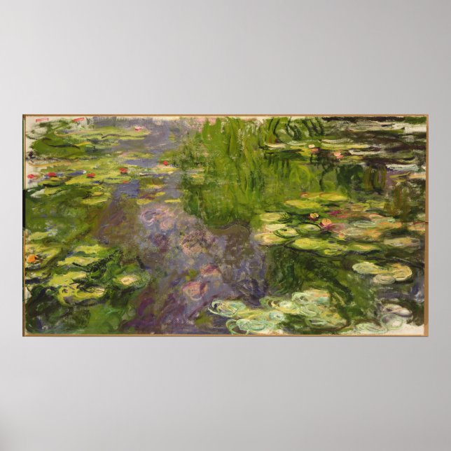 Claude Monet | WASSERLILIEN Poster (Vorne)