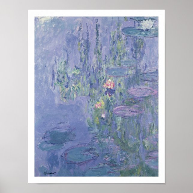 Claude Monet | WASSERLILIEN Poster (Vorne)