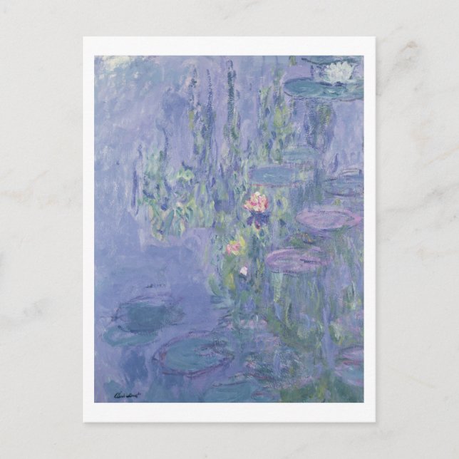 Claude Monet | WASSERLILIEN Postkarte (Vorderseite)