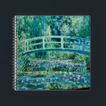 Claude Monet - Wasserlilien und japanische Brücke Notizbuch<br><div class="desc">Claude Monet - Water Lilies and Japanese Bridge (1899)</div>