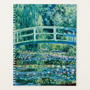 Claude Monet - Wasserlilien und japanische Brücke Planer