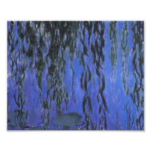 Claude Monet - Wasserlilien und weinender Willow Fotodruck