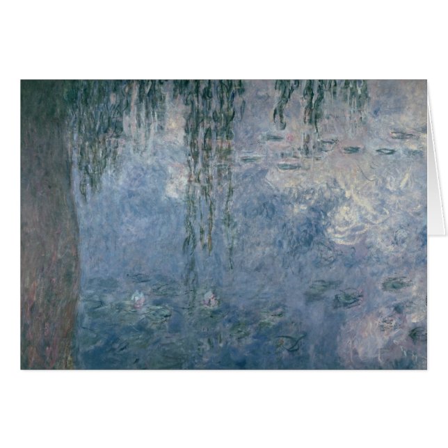 Claude Monet | Wasserlilien: Weeping Willows, 1914 (Vorderseite (Horizontal))