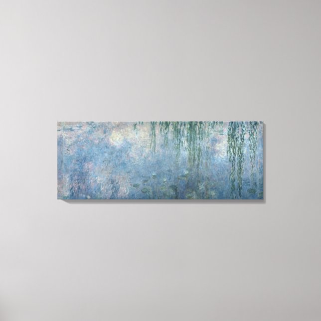 Claude Monet | Wasserlilien: Weeping Willows, 1914 Leinwanddruck (Vorderseite)