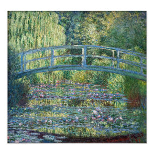 Claude Monet - Wasserliliensee, grüne Harmonie Fotodruck