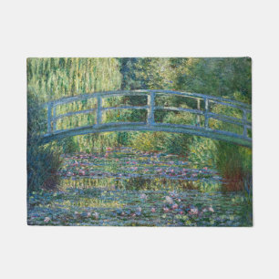 Claude Monet - Wasserliliensee, grüne Harmonie Fußmatte
