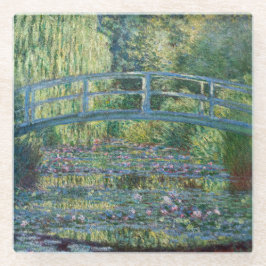 Claude Monet - Wasserliliensee, grüne Harmonie Glasuntersetzer