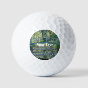 Claude Monet - Wasserliliensee, grüne Harmonie Golfball