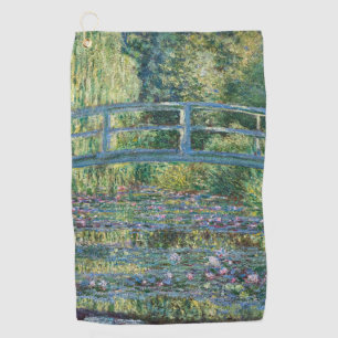 Claude Monet - Wasserliliensee, grüne Harmonie Golfhandtuch