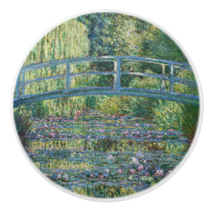 Claude Monet - Wasserliliensee, grüne Harmonie Keramikknauf