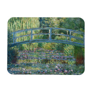 Claude Monet - Wasserliliensee, grüne Harmonie Magnet