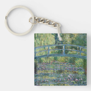 Claude Monet - Wasserliliensee, grüne Harmonie Schlüsselanhänger