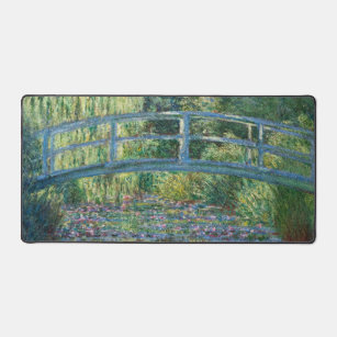Claude Monet - Wasserliliensee, grüne Harmonie Schreibtischunterlage