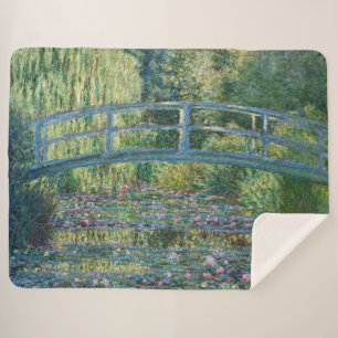 Claude Monet - Wasserliliensee, grüne Harmonie Sherpadecke
