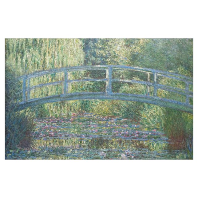 Claude Monet - Wasserliliensee, grüne Harmonie Stoff (Yard (91,4 cm))