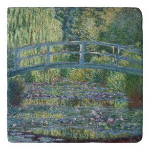 Claude Monet - Wasserliliensee, grüne Harmonie Töpfeuntersetzer