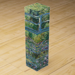 Claude Monet - Wasserliliensee, grüne Harmonie Weinbox