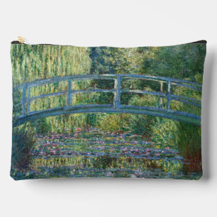Claude Monet - Wasserliliensee, grüne Harmonie Zubehörtasche