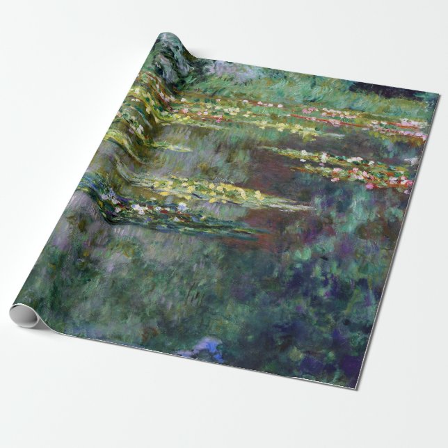 Claude Monet Water Lilie Geschenkpapier (Ungerollt)