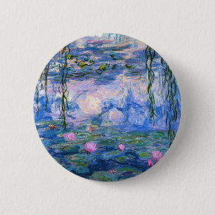 Claude Monet Water Lilien 1919 Button