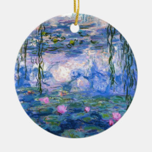 Claude Monet Water Lilien 1919 Keramik Ornament