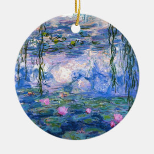 Claude Monet Water Lilien 1919 Keramik Ornament