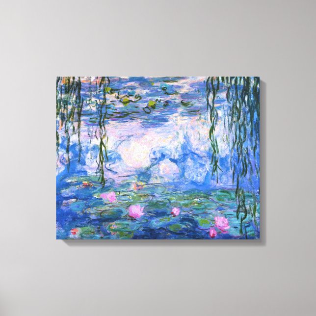 Claude Monet Water Lilien 1919 Leinwand (Vorderseite)
