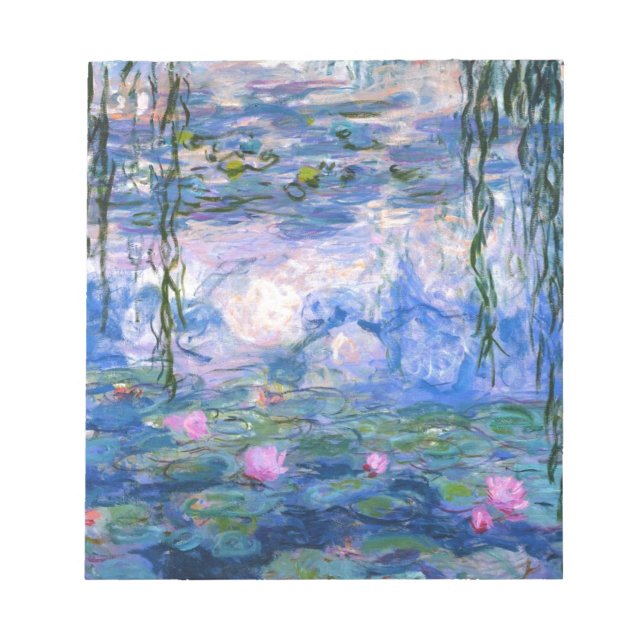 Claude Monet Water Lilien 1919 Notizblock (Vorderseite)