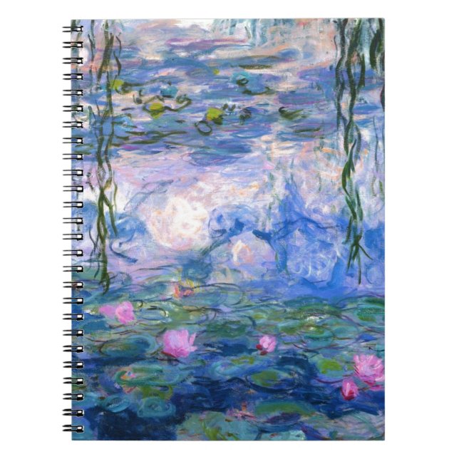 Claude Monet Water Lilien 1919 Notizblock (Vorderseite)