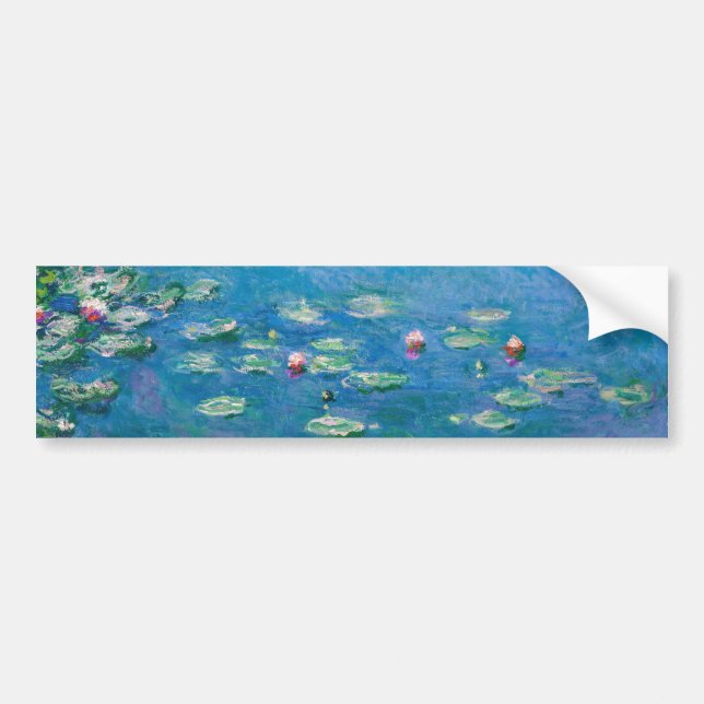 Claude Monet - Water Lilies 1906 Autoaufkleber (Vorne)