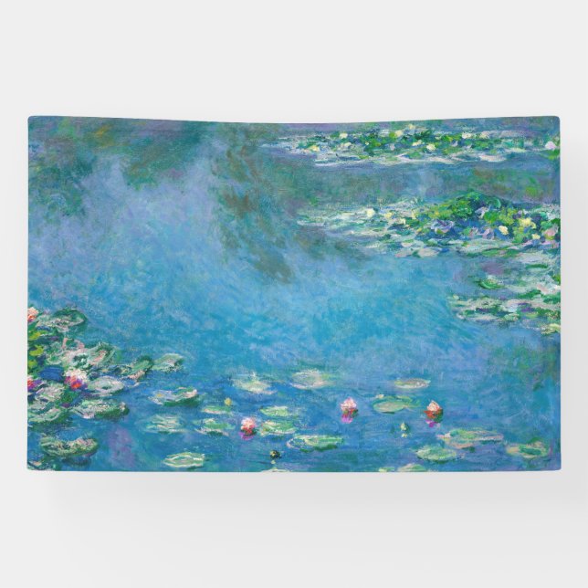 Claude Monet - Water Lilies 1906 Banner (Horizontal)