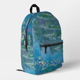 Claude Monet - Water Lilies 1906 Bedruckter Rucksack