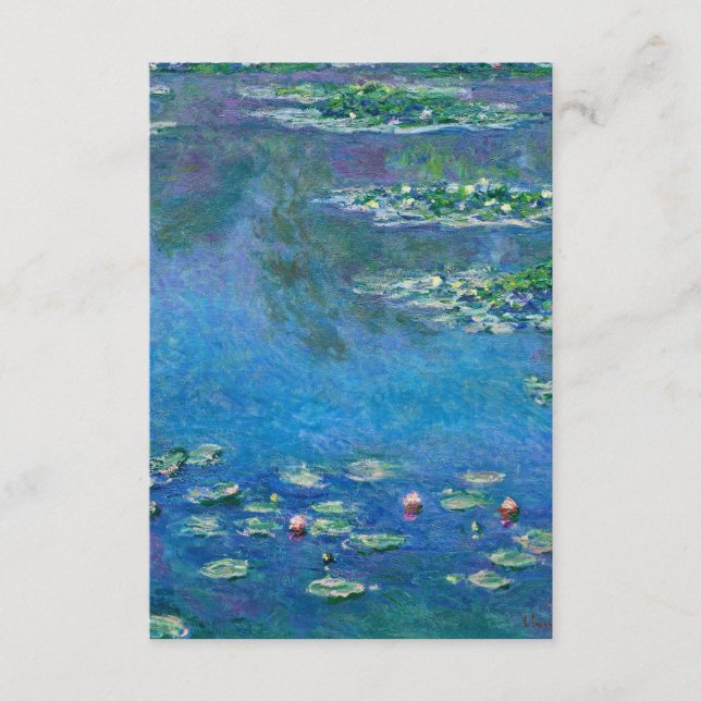 Claude Monet - Water Lilies 1906 Begleitkarte (Vorderseite)