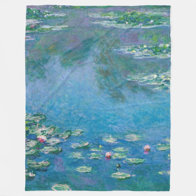 Claude Monet - Water Lilies 1906 Fleecedecke (Vorderseite)