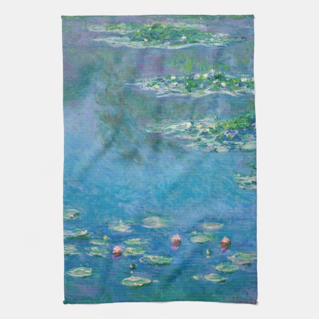 Claude Monet - Water Lilies 1906 Geschirrtuch (Vertikal)
