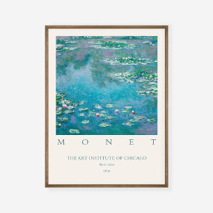 Claude Monet Water Lilies 1906 Kunstausstellung Poster