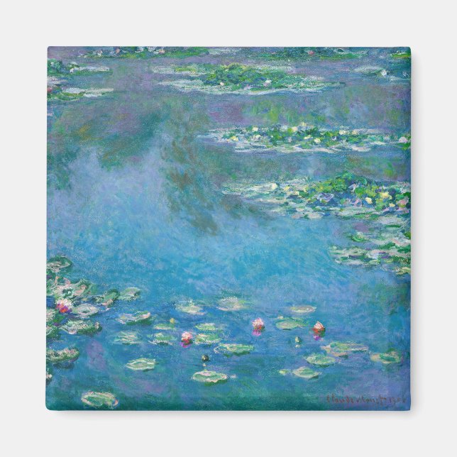 Claude Monet - Water Lilies 1906 Magnet (Vorne)