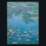 Claude Monet - Water Lilies 1906 Notizblock<br><div class="desc">Water Lilies (Nympheas) - Claude Monet,  Oil on Leinwand,  1906</div>