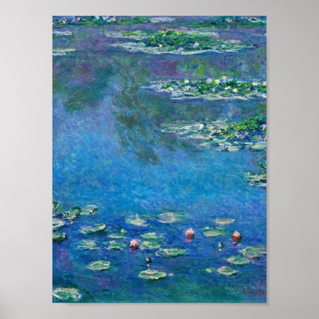Claude Monet - Water Lilies 1906 Poster (Vorne)