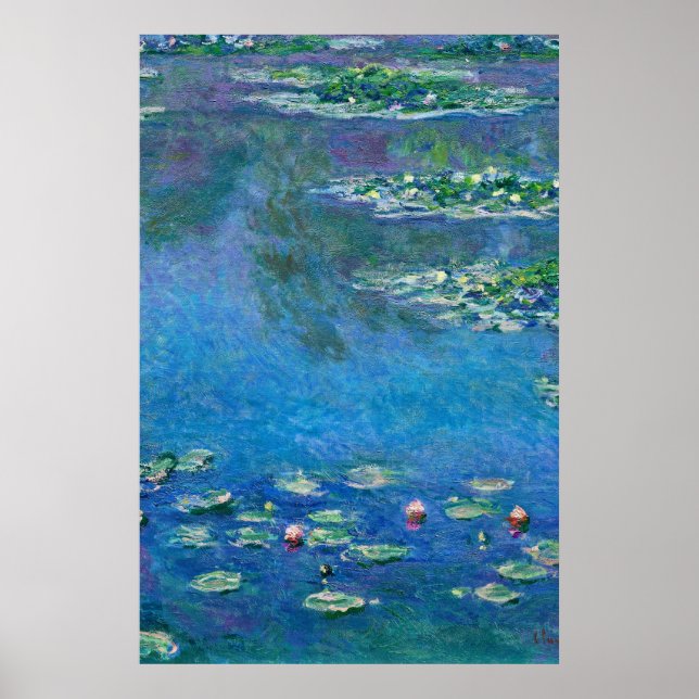 Claude Monet - Water Lilies 1906 Poster (Vorne)