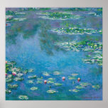 Claude Monet - Water Lilies 1906 Poster<br><div class="desc">Water Lilies (Nympheas) - Claude Monet,  Oil on Leinwand,  1906</div>