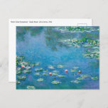 Claude Monet - Water Lilies 1906 Postkarte<br><div class="desc">Water Lilies (Nympheas) - Claude Monet,  Oil on Leinwand,  1906</div>