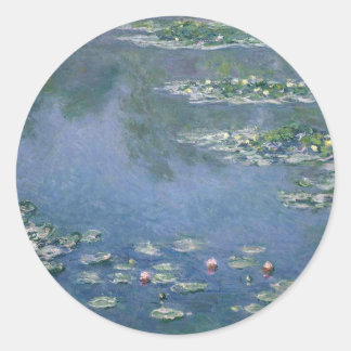 Claude Monet - Water Lilies - 1906 Ryerson Runder Aufkleber