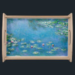 Claude Monet - Water Lilies 1906 Serviertablett<br><div class="desc">Water Lilies (Nympheas) - Claude Monet,  Oil on Leinwand,  1906</div>