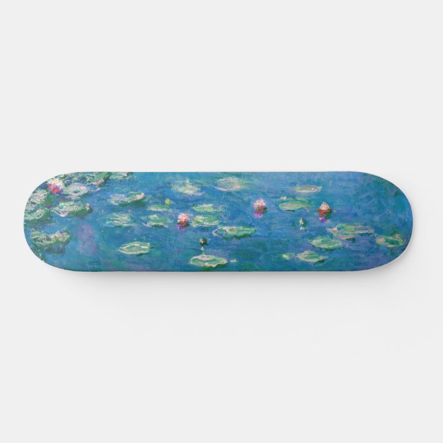 Claude Monet - Water Lilies 1906 Skateboard (Horizontal)